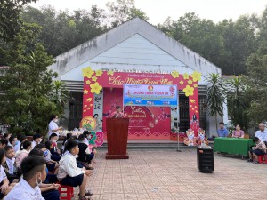 CHƯƠNG TRÌNH TỔ CHỨC PHONG TRÀO CÂY MÙA XUÂN  - TRAO QUÀ CHO HỌC SINH KHÓ KHĂN VUI TẾT QUÝ MÃO