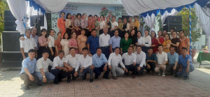 TRƯỜNG TIỂU HỌC HÒA LỢI HỌP MẶT CHIA TAY THẦY TRẦN VĨNH KHƯƠNG NGHĨ HƯU THEO CHẾ ĐỘ