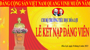 LỄ KẾT NẠP ĐẢNG VIÊN