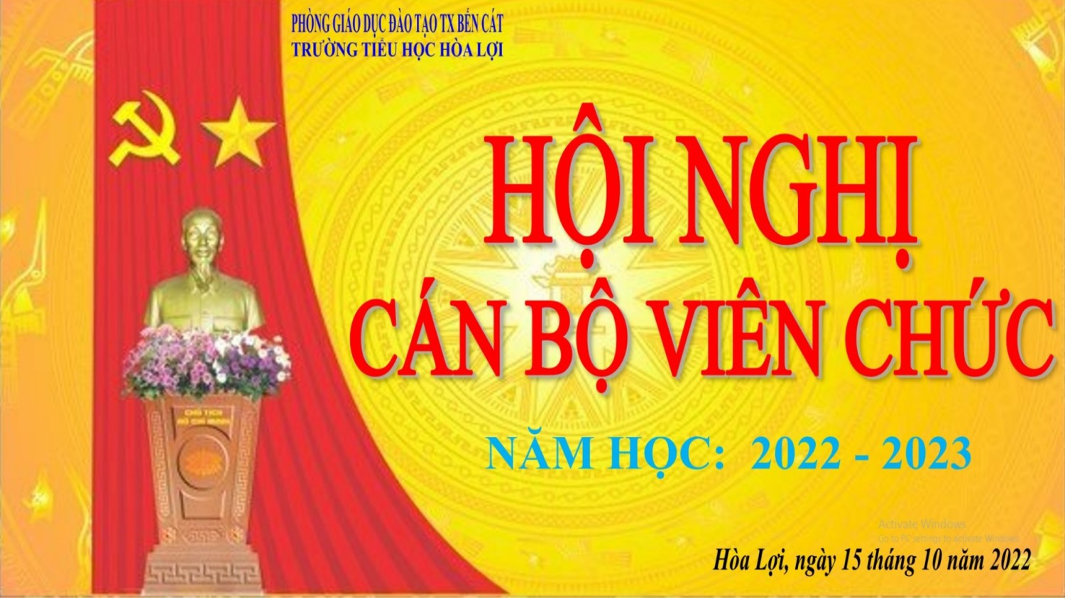 HỘI NGHỊ CÁN BỘ VIÊN CHỨC