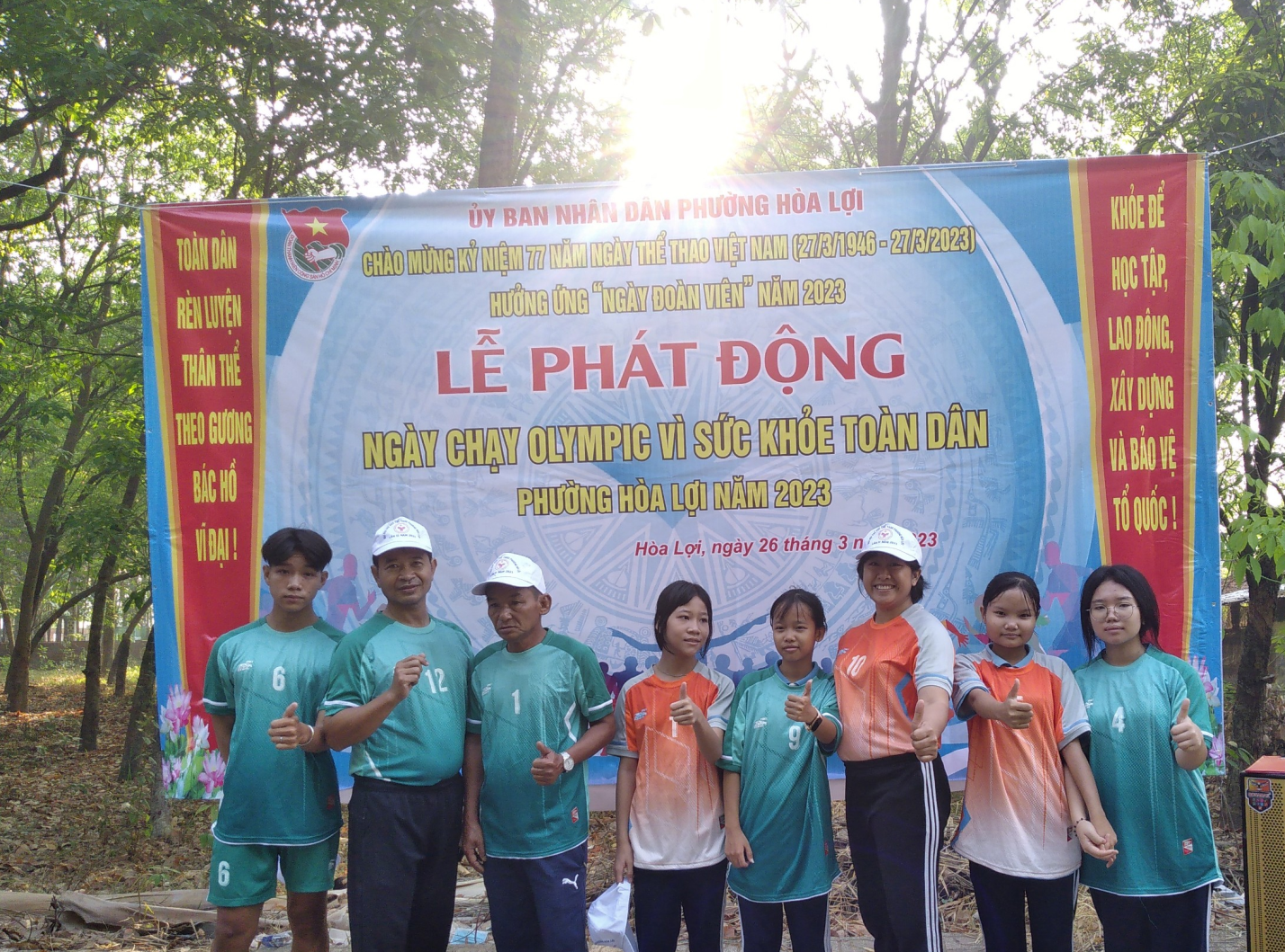 LỄ PHÁT ĐỘNG NGÀY CHẠY OLYMPIC VÌ SỨC KHỎE TOÀN PHƯỜNG HÒA LỢI NĂM 2023